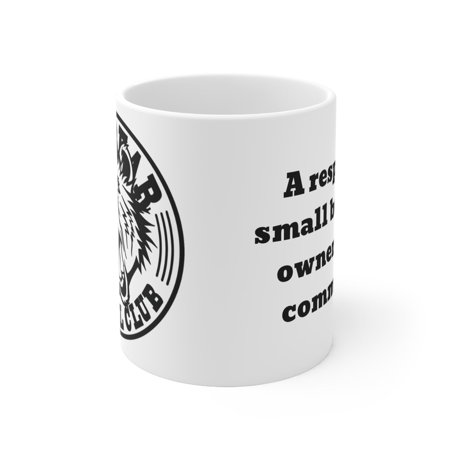 White Ceramic Mug, 11oz