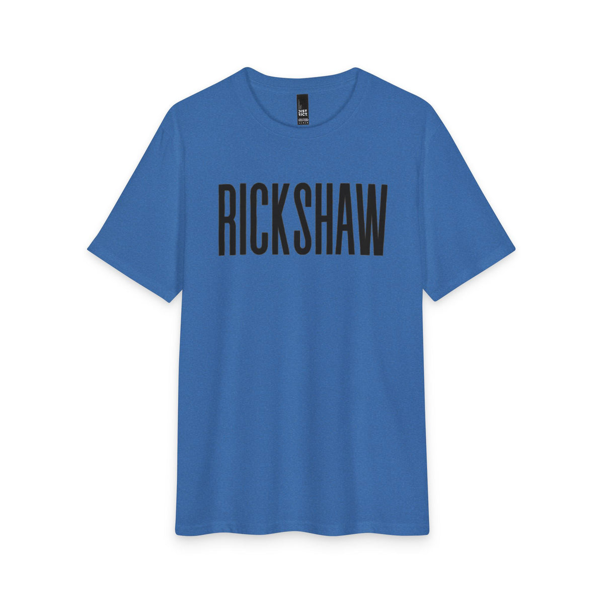 Rickshaw Graphic Tee - Vintage Block Logo Cotton T-Shirt