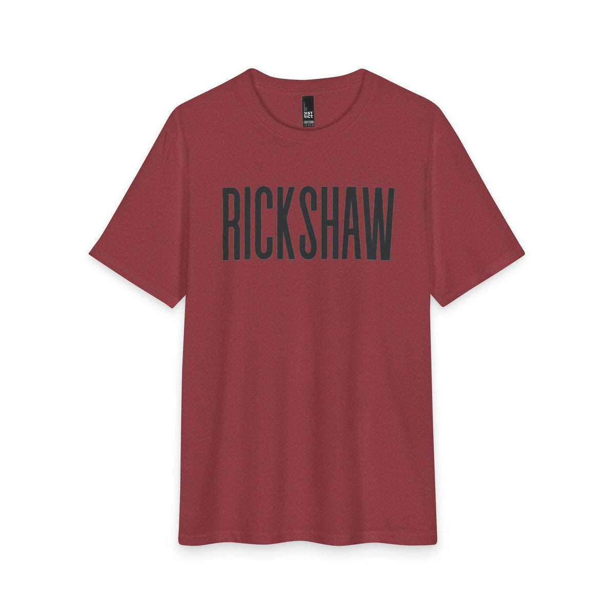 Rickshaw Graphic Tee - Vintage Block Logo Cotton T-Shirt