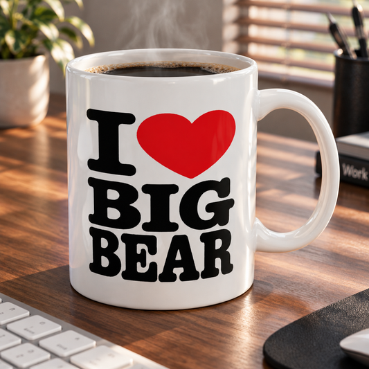 I ❤️ Big Bear Coffee Mug