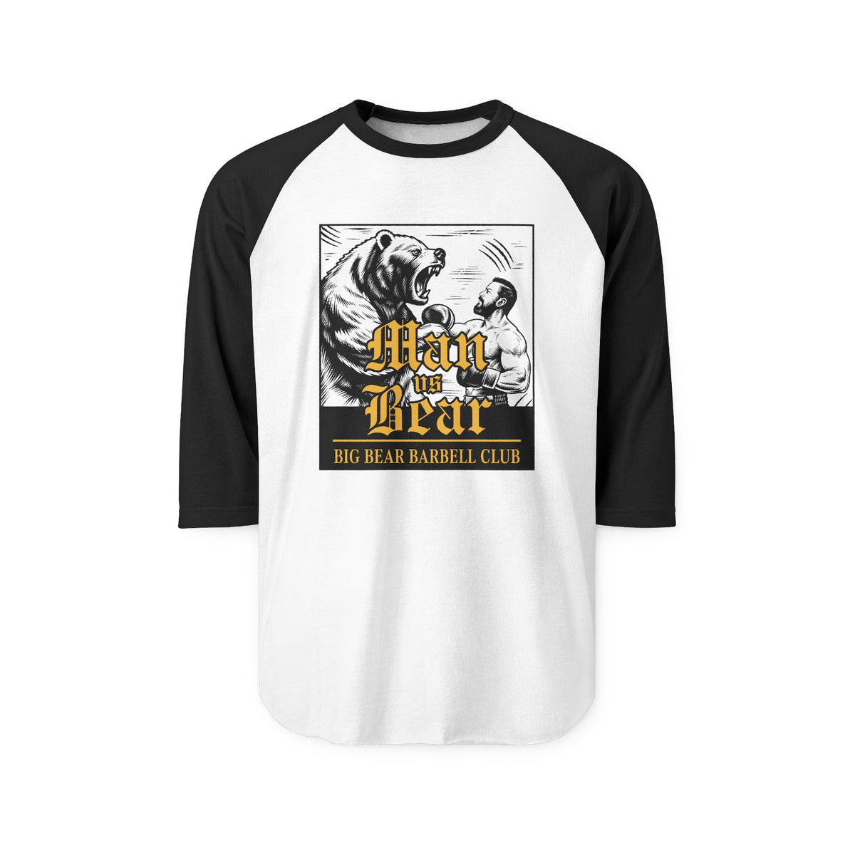 Unisex Three-Quarter Sleeve Raglan Shirt